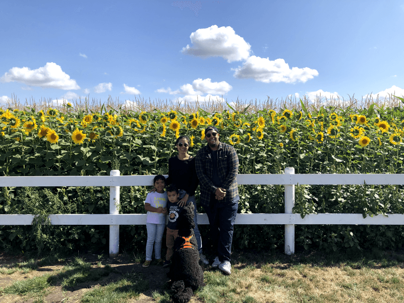 picture of the author and his family